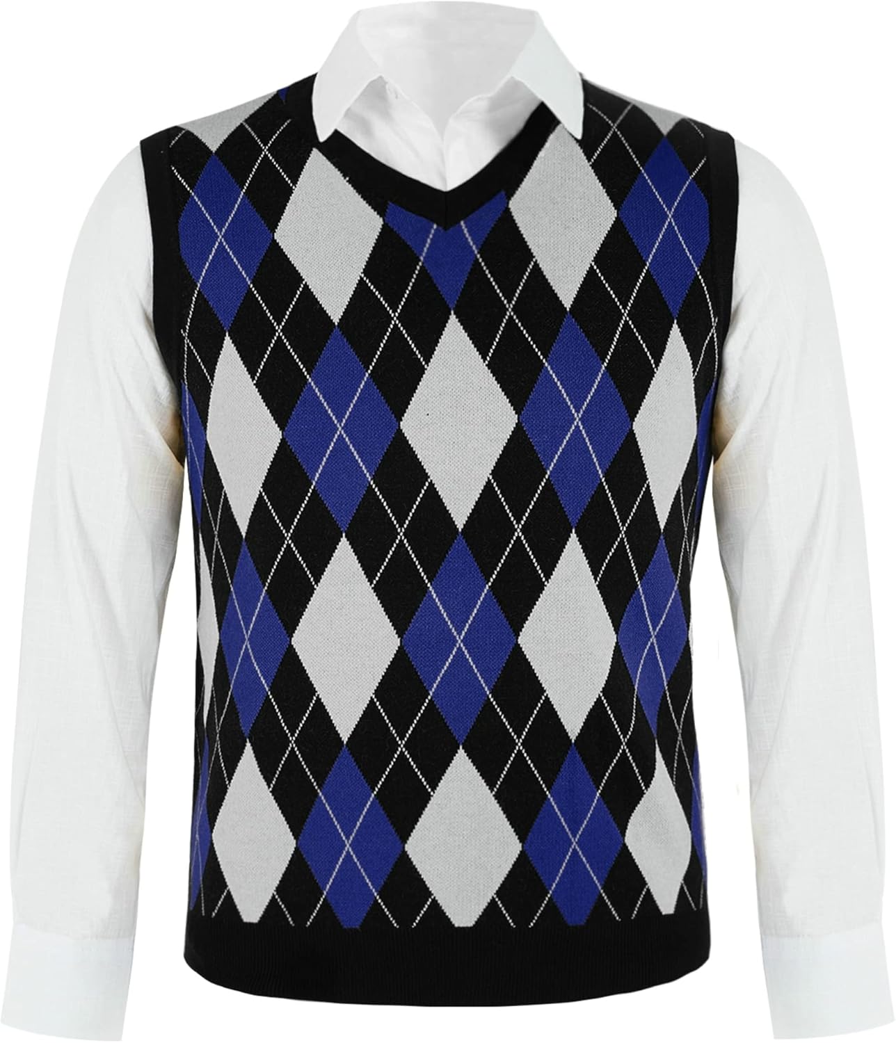 Re:qual≡ リコール Handmade argyle knit vest Argyle Knit Sweater Vest – Sunkidz